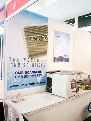 SR5500 OMR Reader Displayed at Pragati Maidan